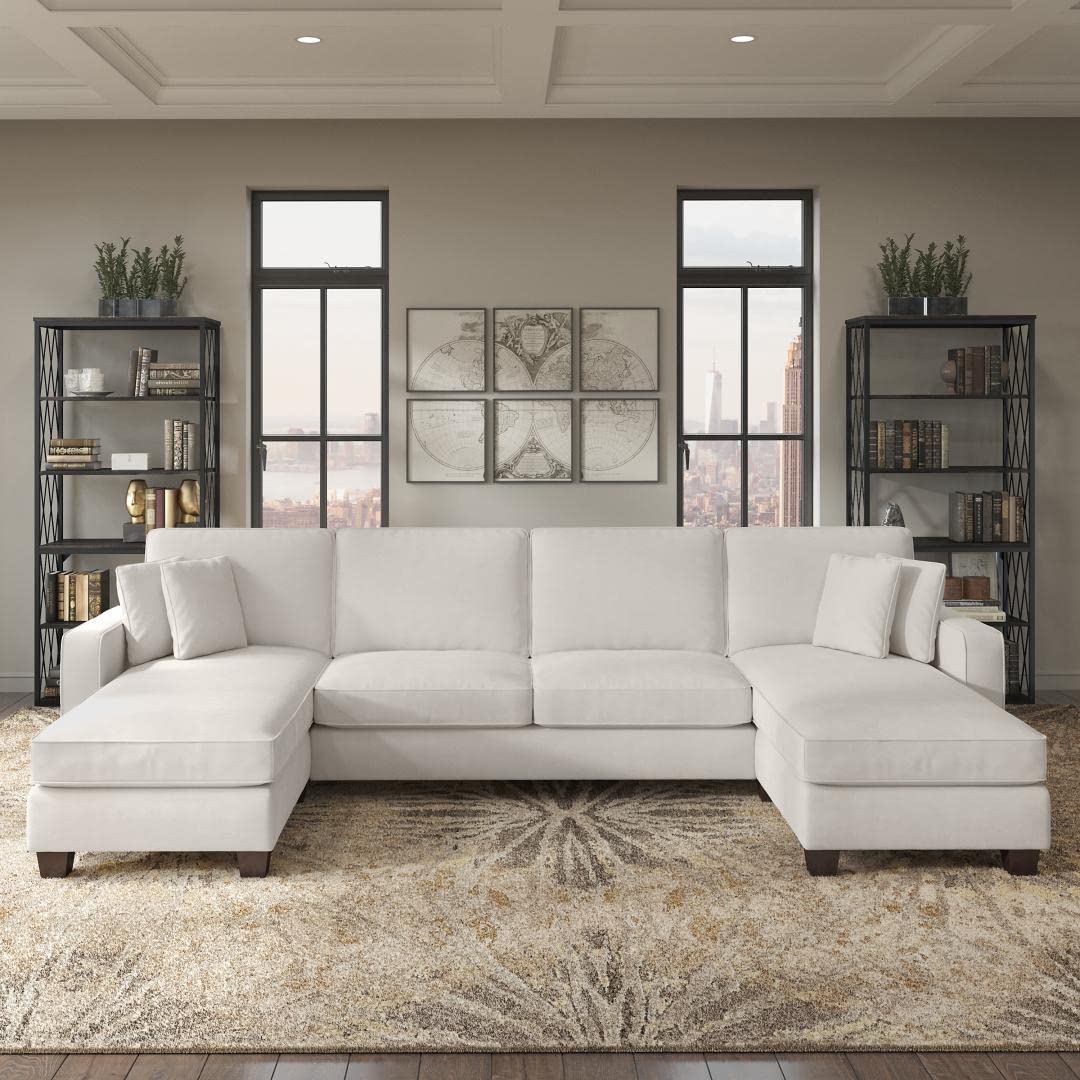 Moscow 6 Seater U Shape Double Chaise Lounge Sofa For Living Room | Bedroom | Office - Torque India